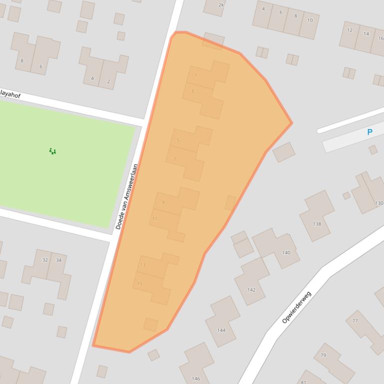 Kaart van postcodegebied 9902KK.