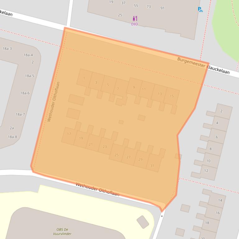 Kaart van postcodegebied 9902LA.