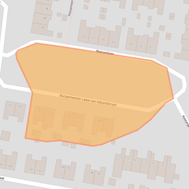 Kaart van postcodegebied 9902NK.
