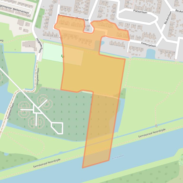 Kaart van postcodegebied 9902NP.