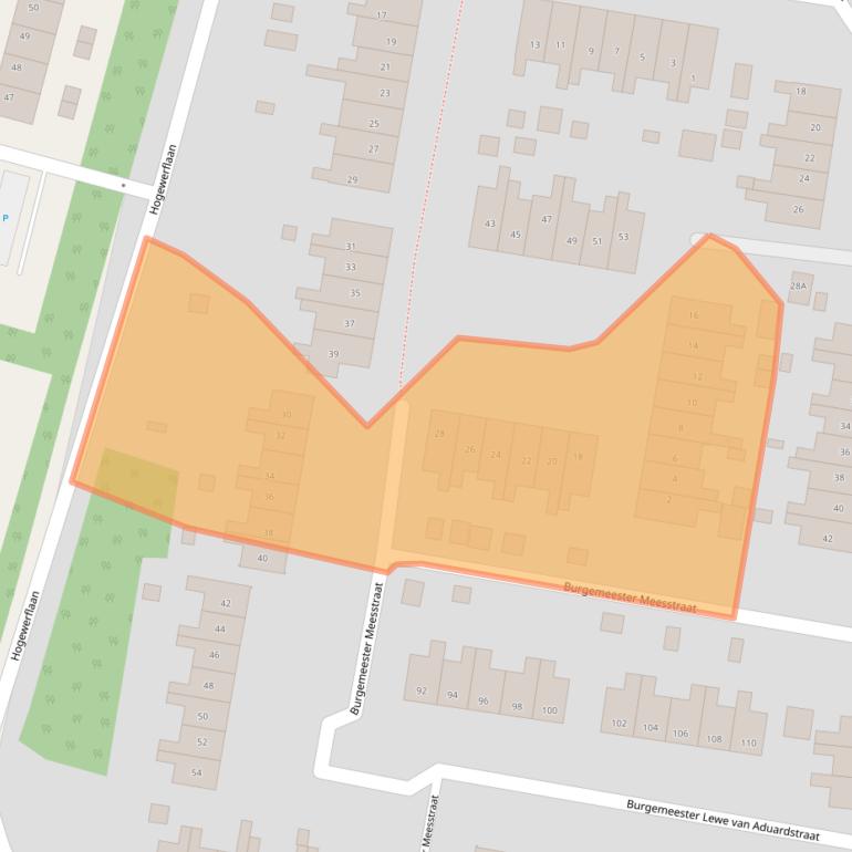 Kaart van postcodegebied 9902NT.