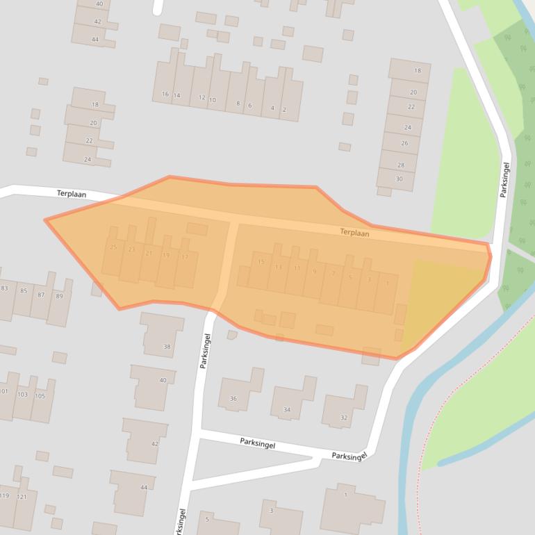 Kaart van postcodegebied 9902PR.