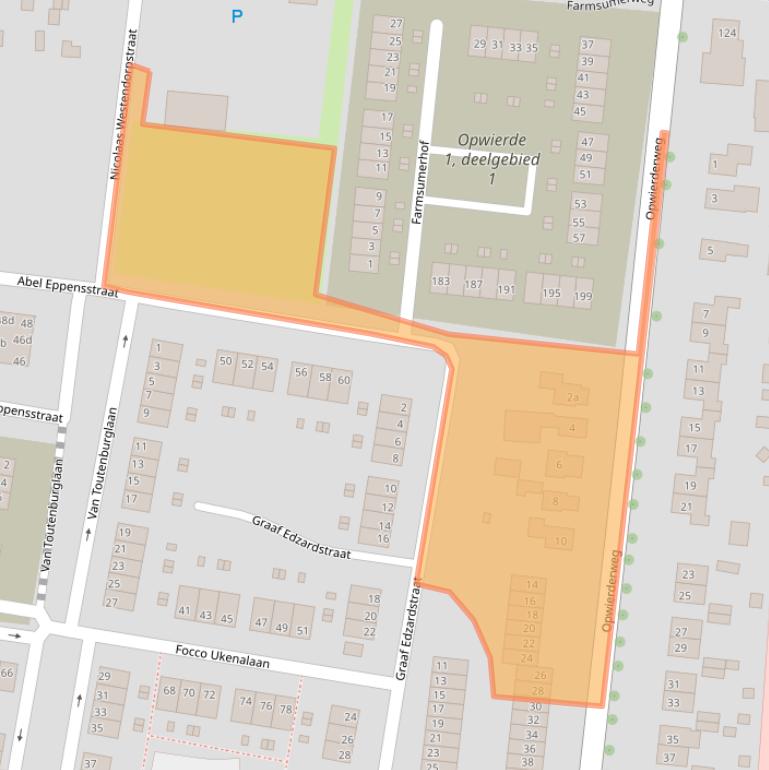 Kaart van postcodegebied 9902RC.