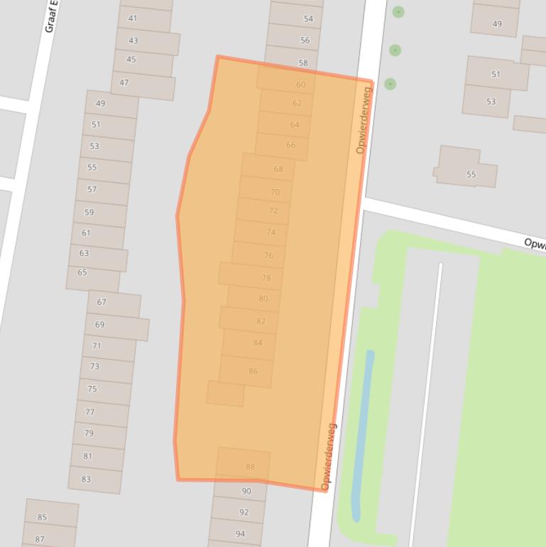 Kaart van postcodegebied 9902RE.