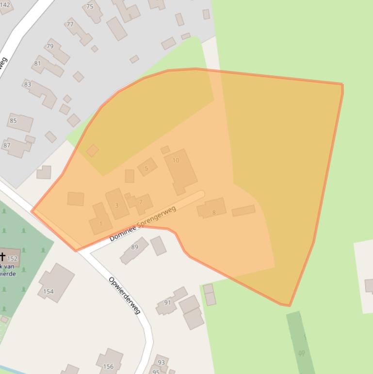 Kaart van postcodegebied 9902RJ.