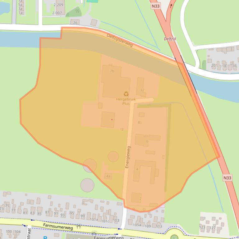 Kaart van postcodegebied 9902RL.