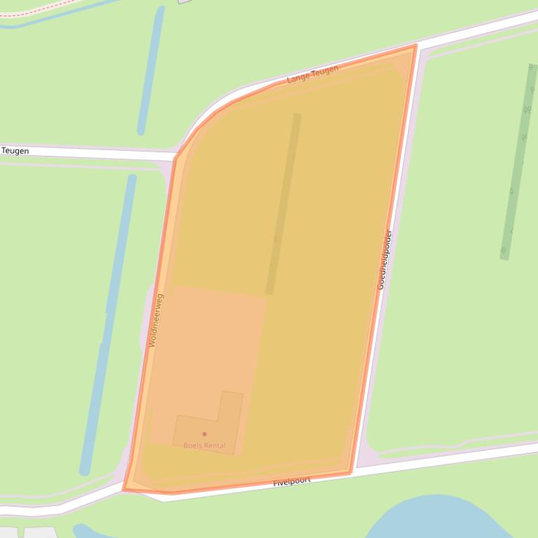 Kaart van postcodegebied 9902SH.