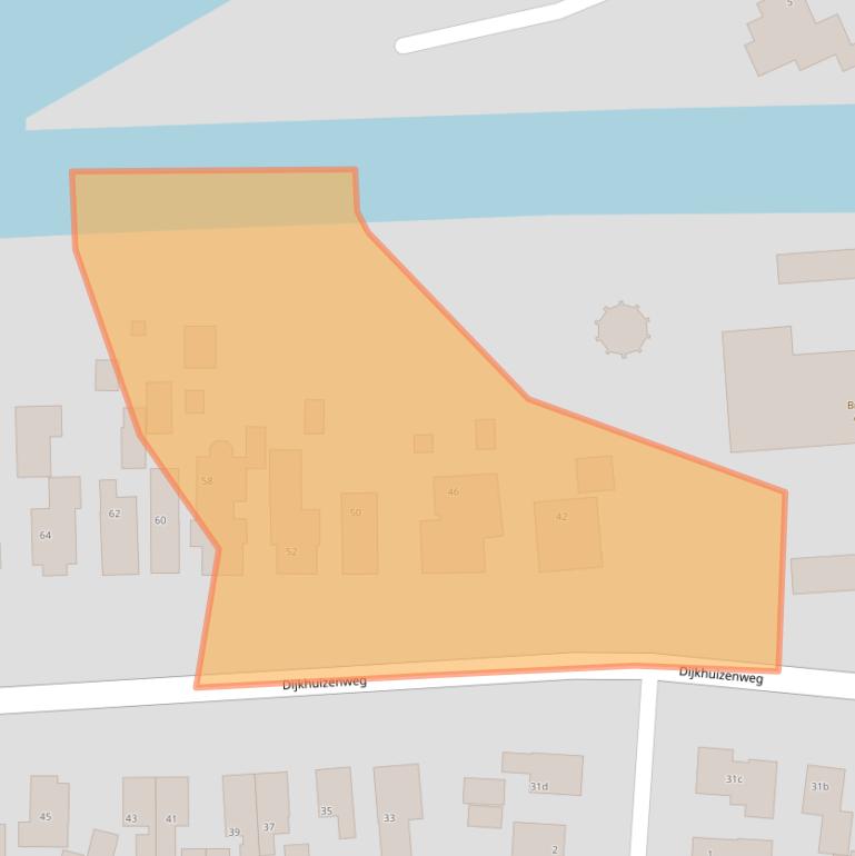 Kaart van postcodegebied 9903AD.