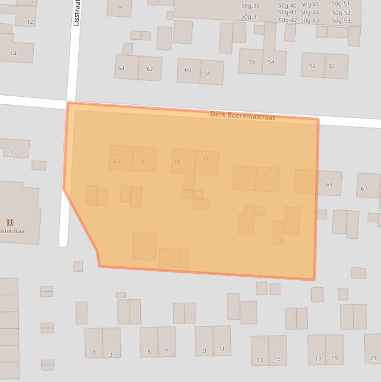 Kaart van postcodegebied 9903AP.