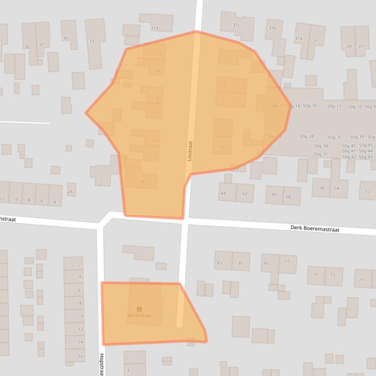 Kaart van postcodegebied 9903BD.