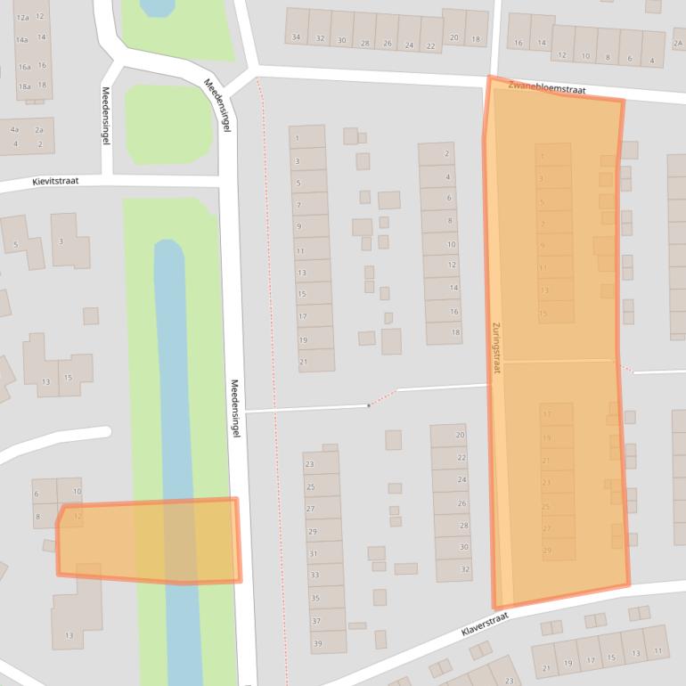 Kaart van postcodegebied 9903BM.