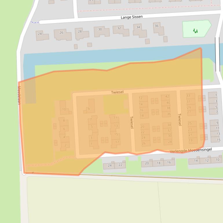 Kaart van postcodegebied 9903GD.