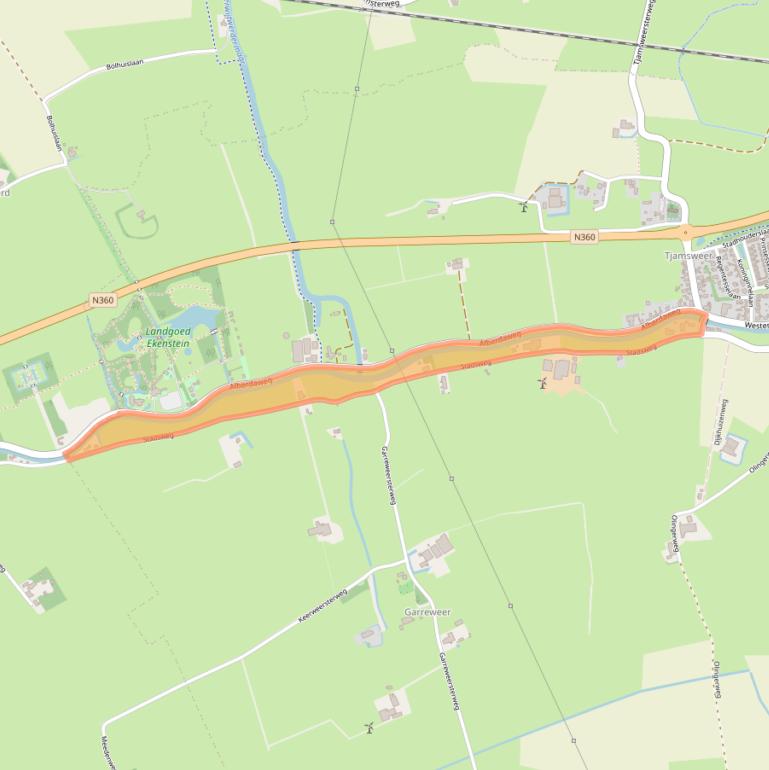 Kaart van postcodegebied 9903TC.