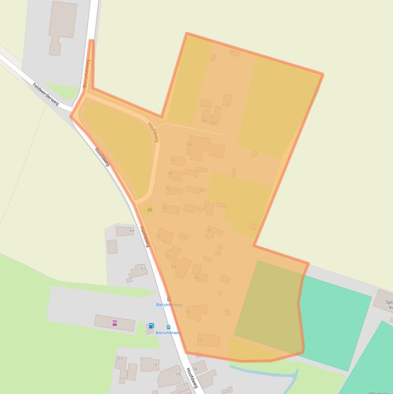 Kaart van postcodegebied 9905PE.