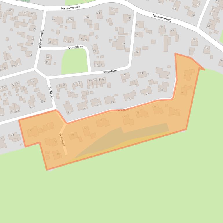 Kaart van postcodegebied 9905PW.