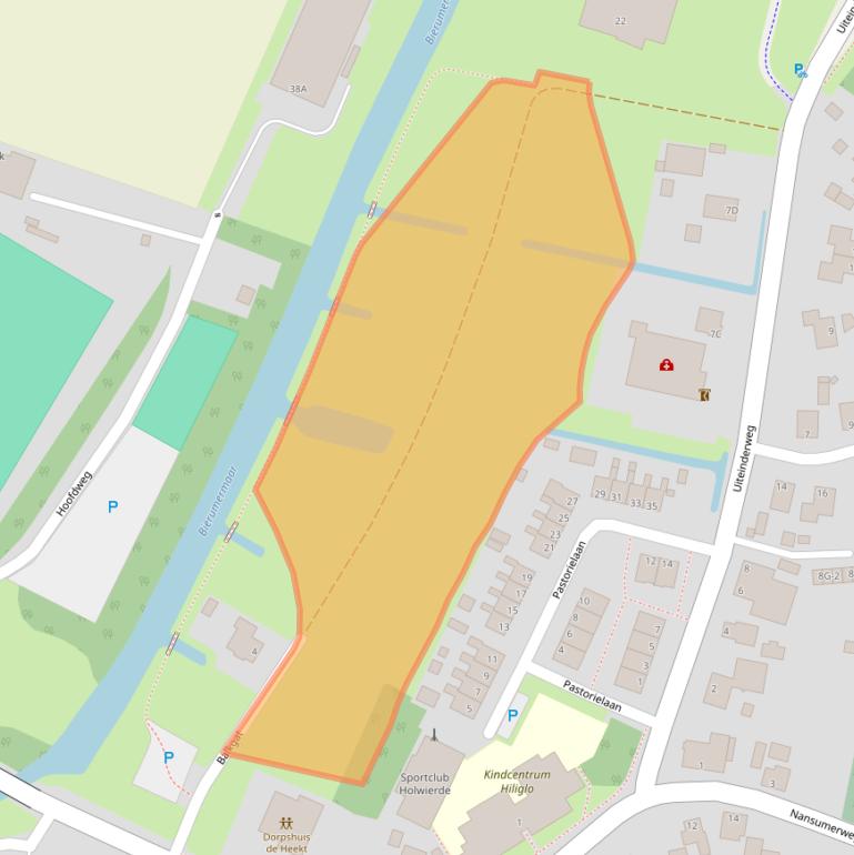 Kaart van postcodegebied 9905RM.