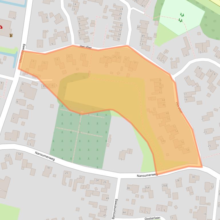 Kaart van postcodegebied 9905TK.