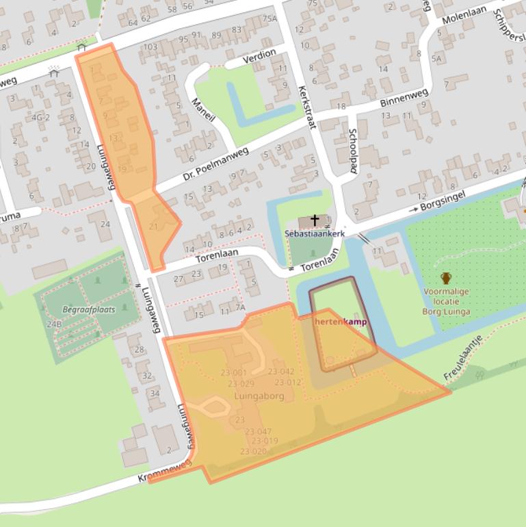 Kaart van postcodegebied 9906PH.