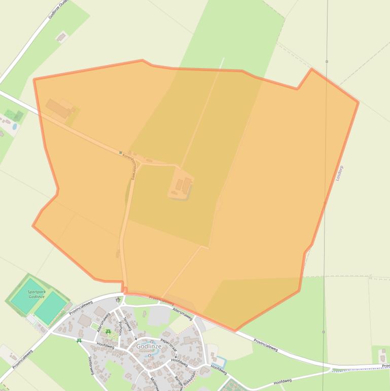 Kaart van postcodegebied 9908TC.