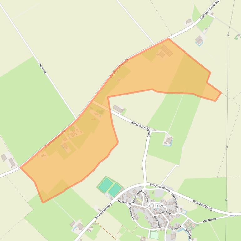 Kaart van postcodegebied 9908TD.