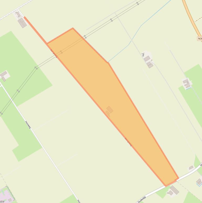 Kaart van postcodegebied 9908TE.