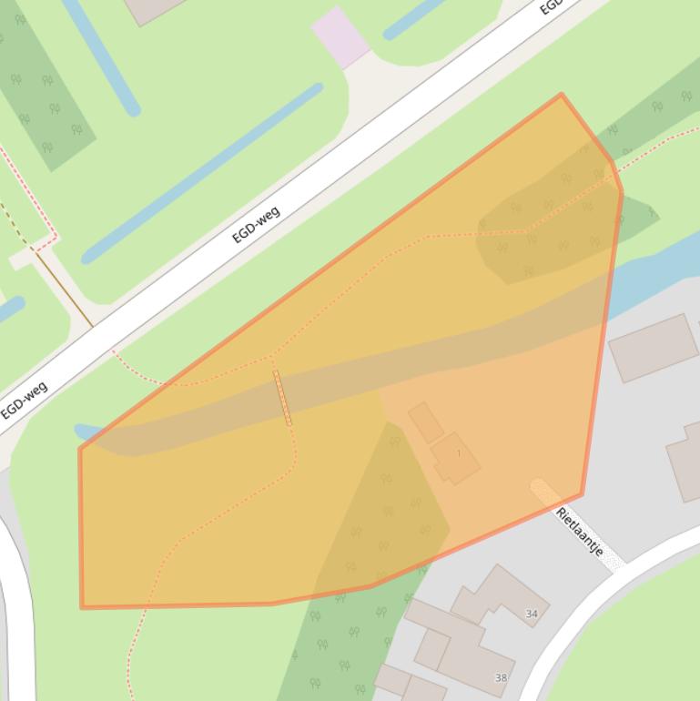 Kaart van postcodegebied 9909BR.