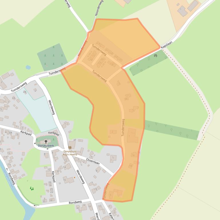 Kaart van postcodegebied 9912PG.