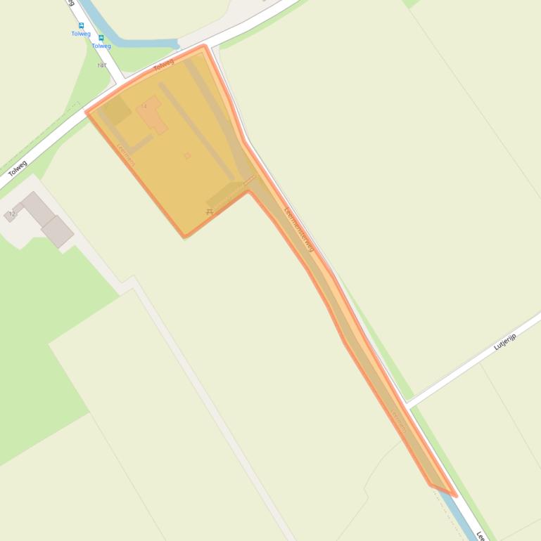 Kaart van postcodegebied 9912TG.