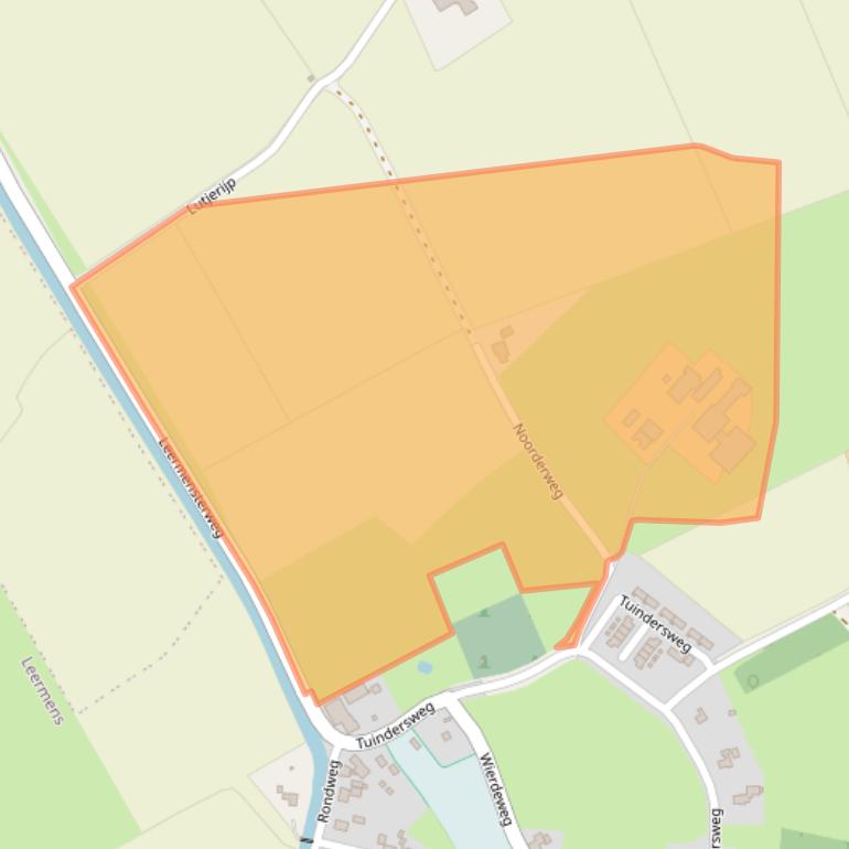 Kaart van postcodegebied 9912TH.