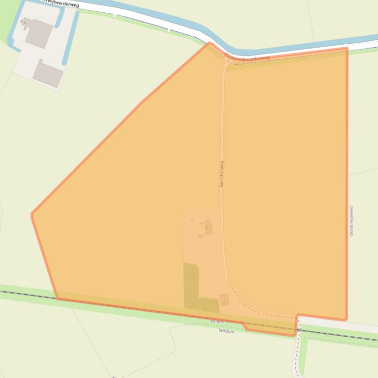 Kaart van postcodegebied 9913TC.