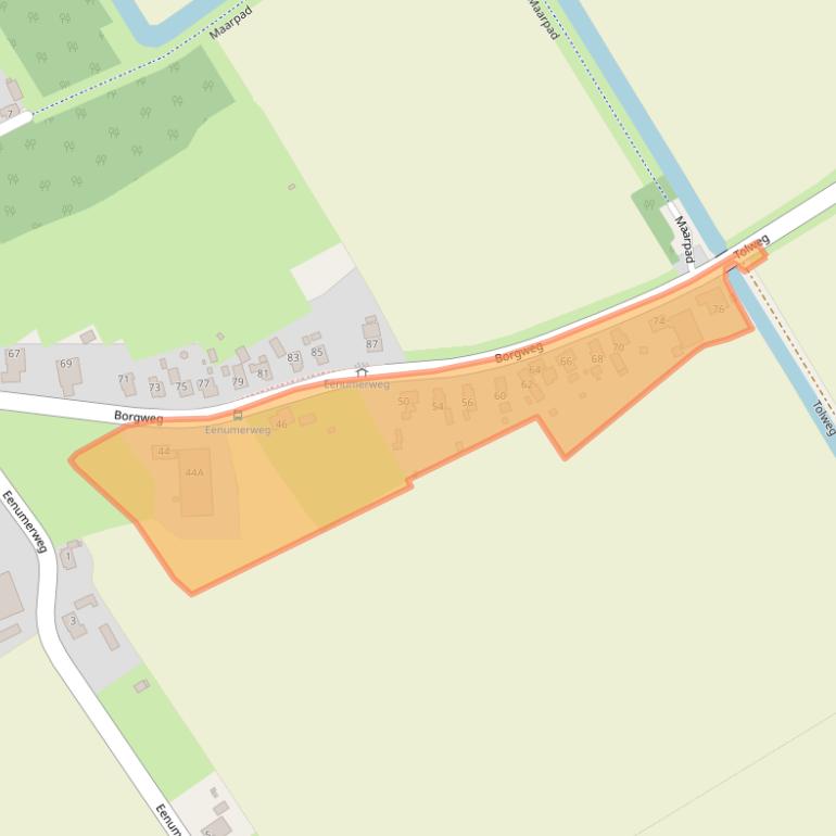 Kaart van postcodegebied 9914PH.