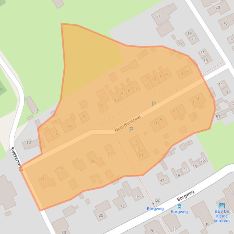 Kaart van postcodegebied 9914PS.