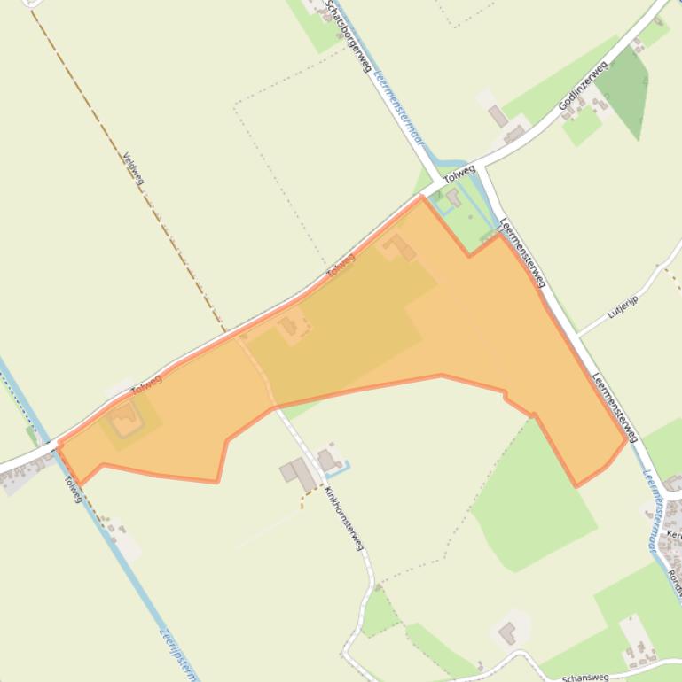 Kaart van postcodegebied 9914TA.