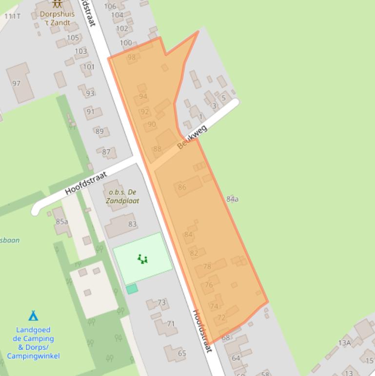 Kaart van postcodegebied 9915PG.