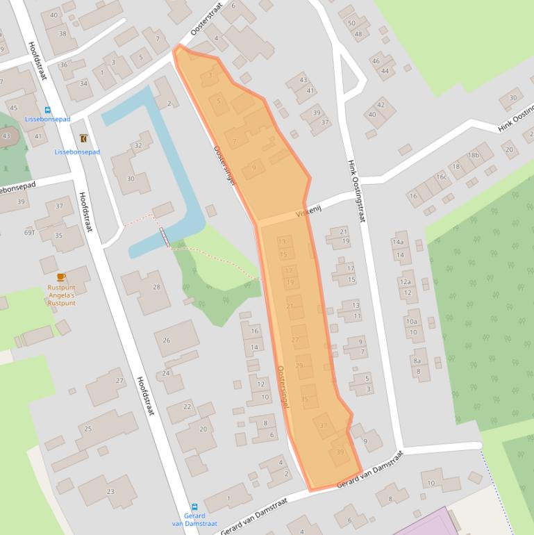 Kaart van postcodegebied 9915PR.