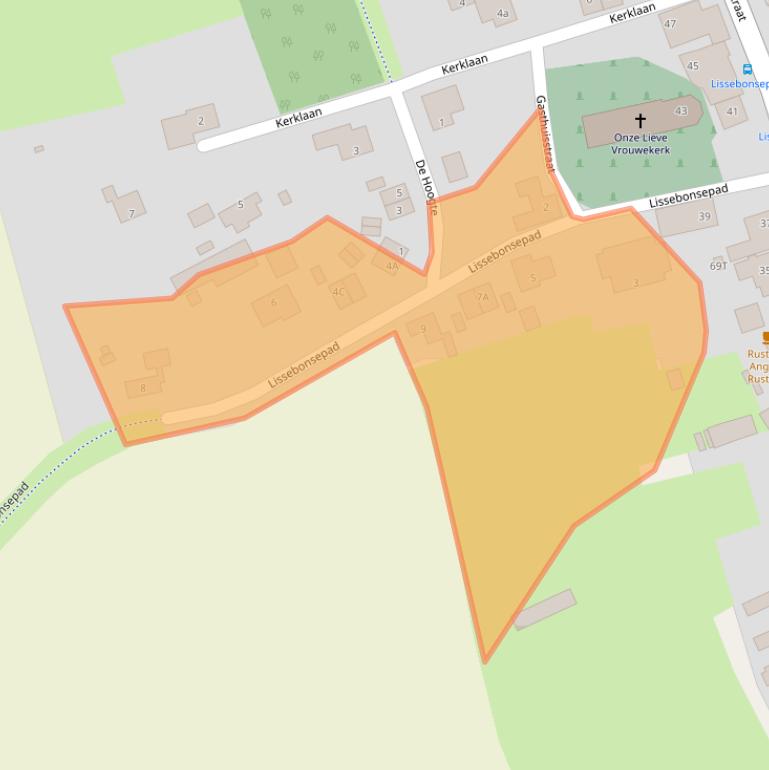 Kaart van postcodegebied 9915PZ.