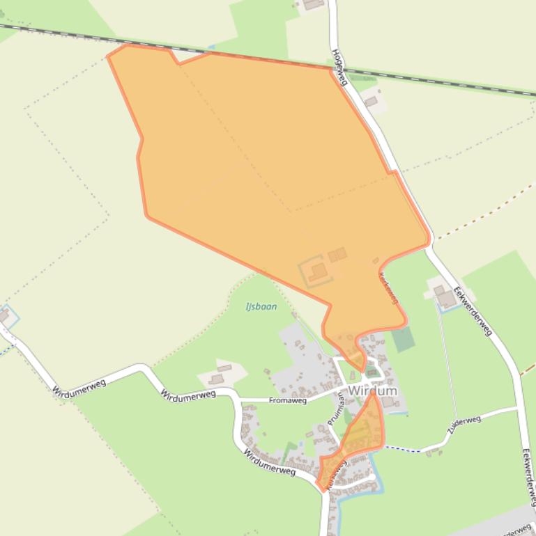 Kaart van postcodegebied 9917PG.