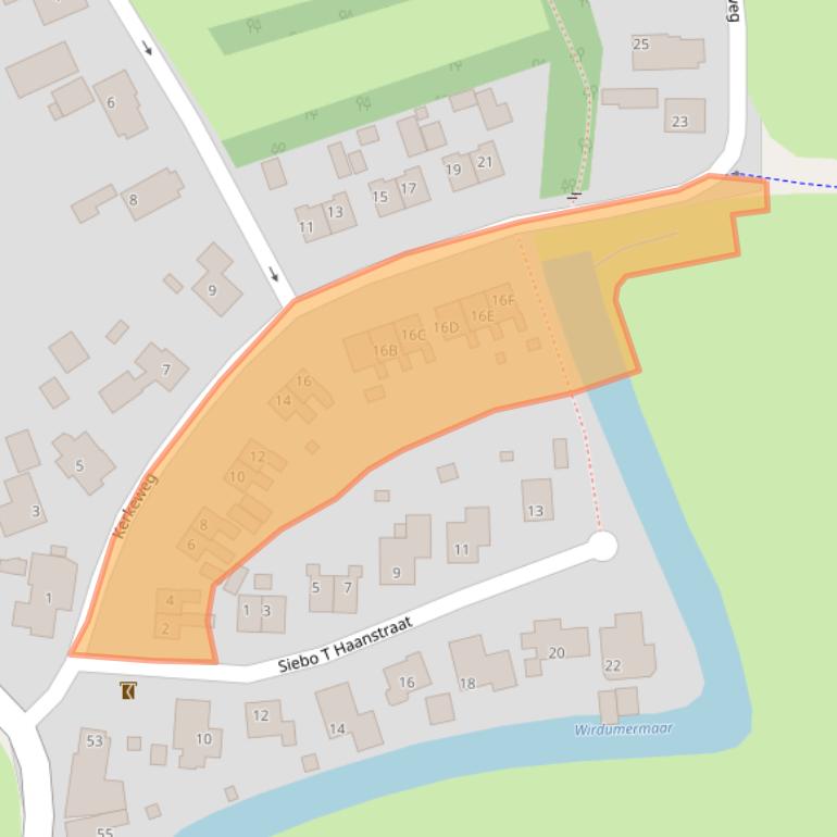 Kaart van postcodegebied 9917PH.