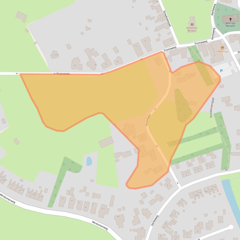 Kaart van postcodegebied 9917PL.