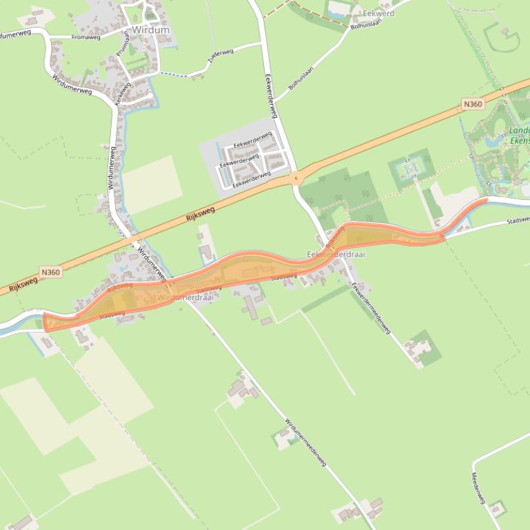 Kaart van postcodegebied 9917PV.