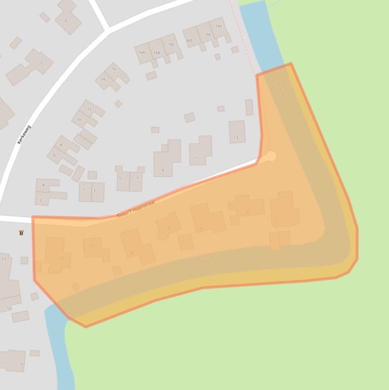 Kaart van postcodegebied 9917PZ.