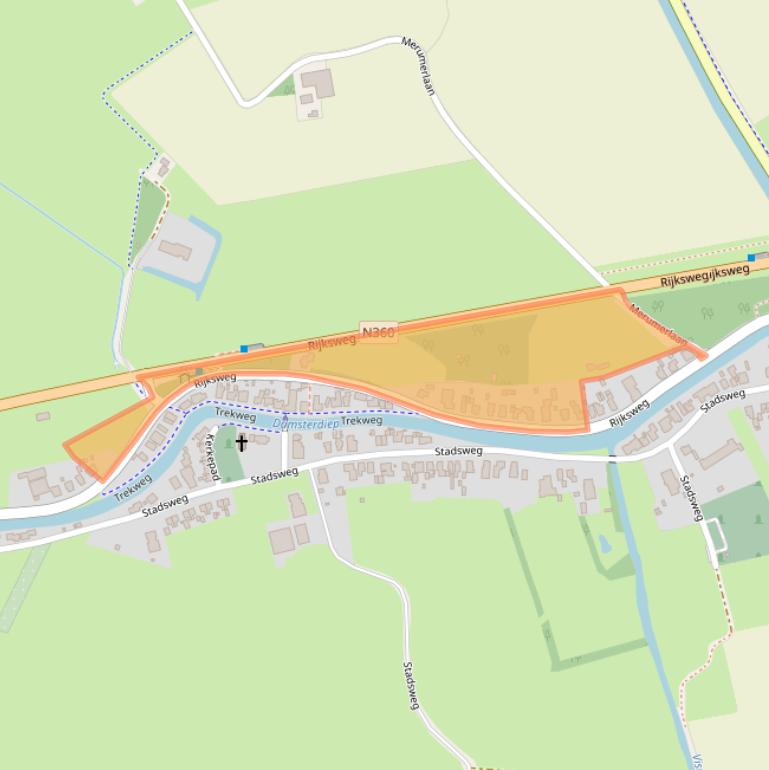 Kaart van postcodegebied 9918PC.