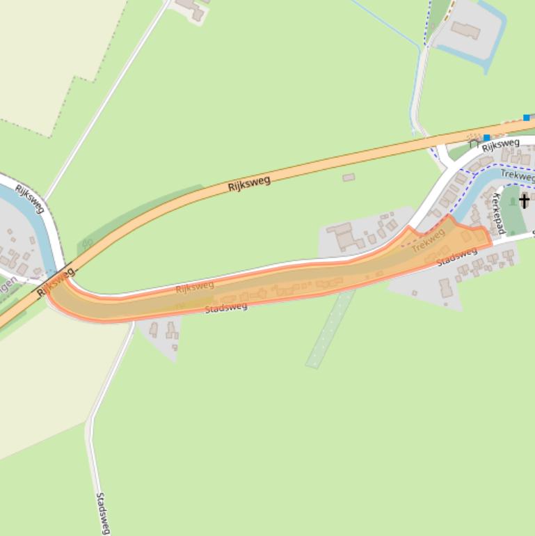 Kaart van postcodegebied 9918PJ.