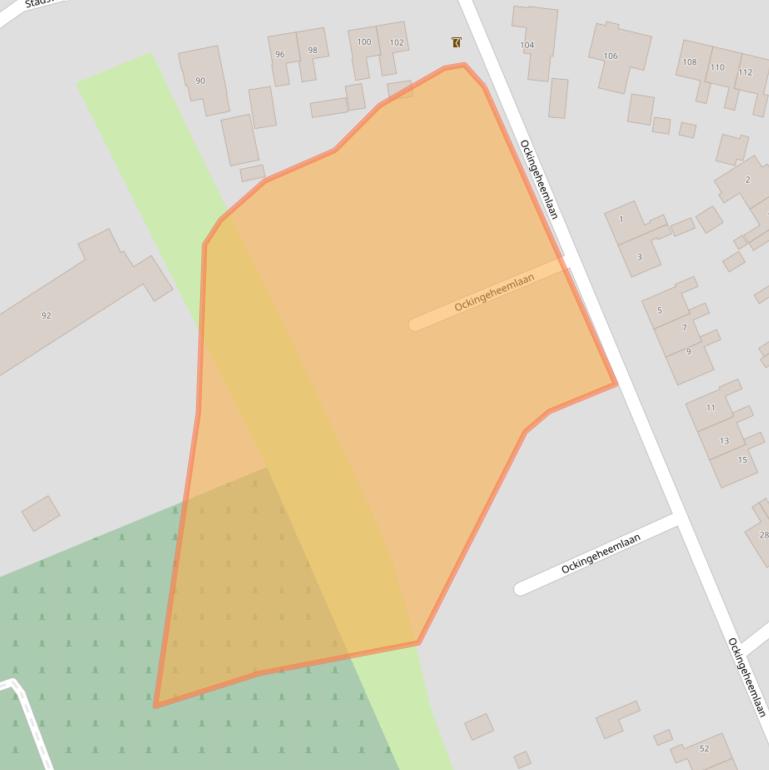 Kaart van postcodegebied 9918PW.