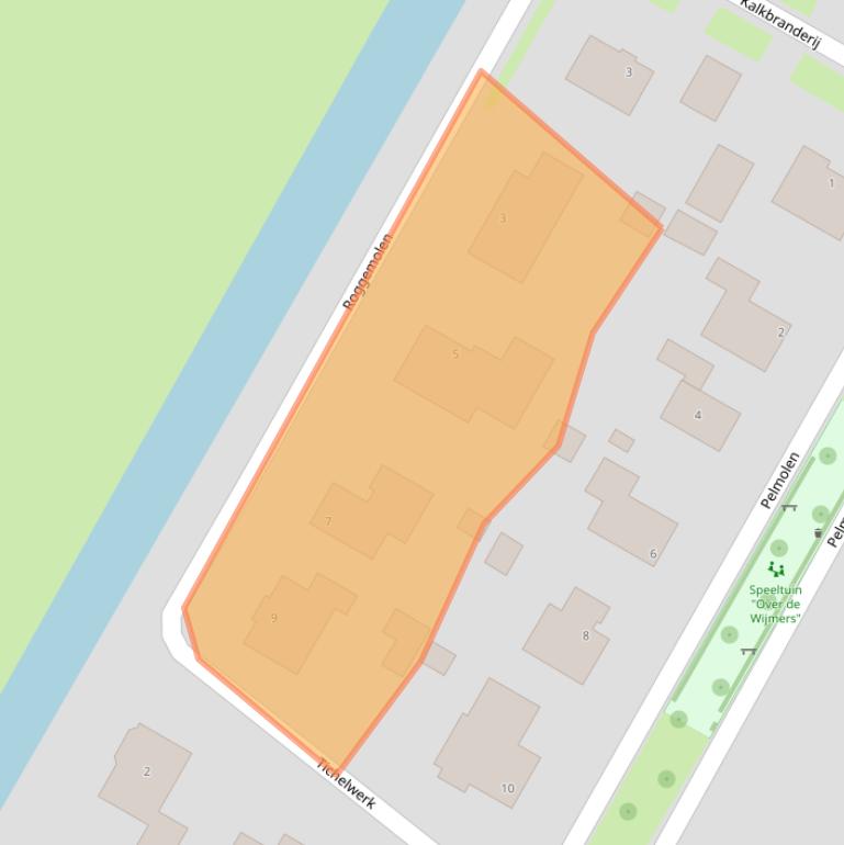 Kaart van postcodegebied 9919CA.