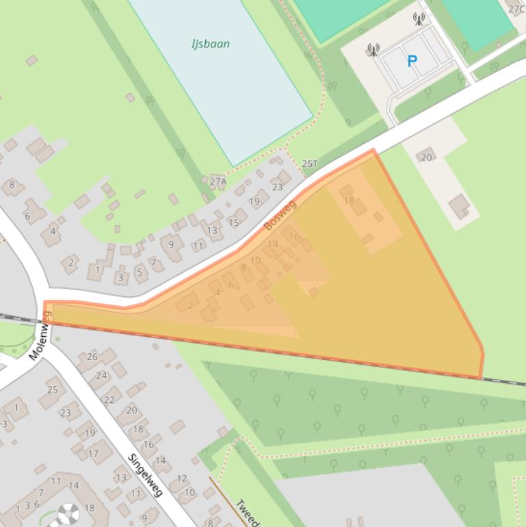 Kaart van postcodegebied 9919JP.