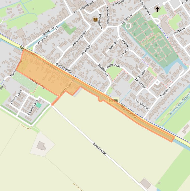 Kaart van postcodegebied 9919TA.