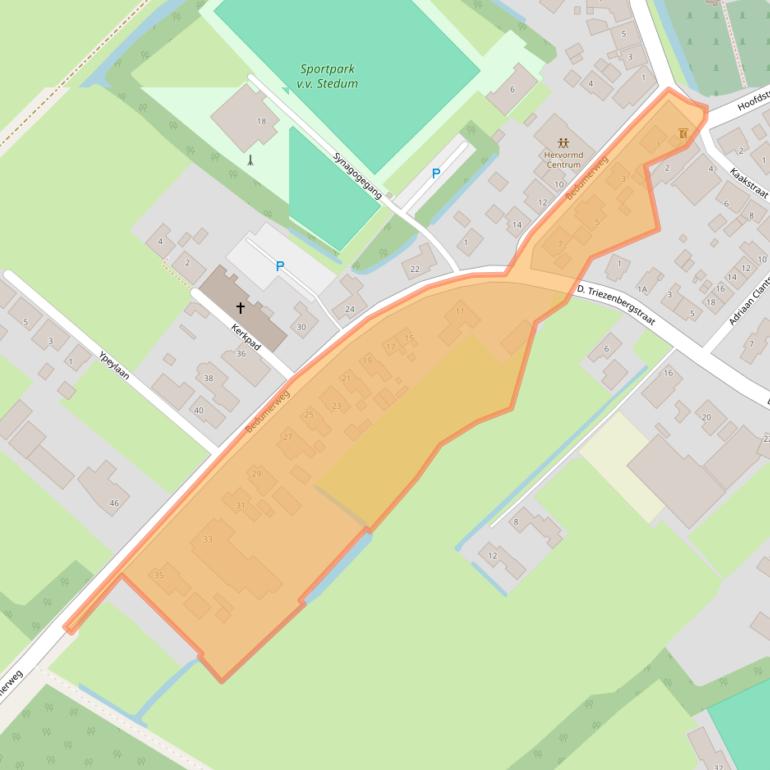 Kaart van postcodegebied 9921PK.