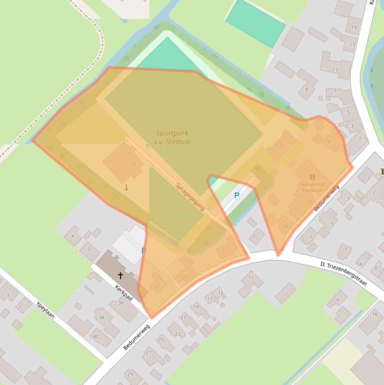 Kaart van postcodegebied 9921PL.