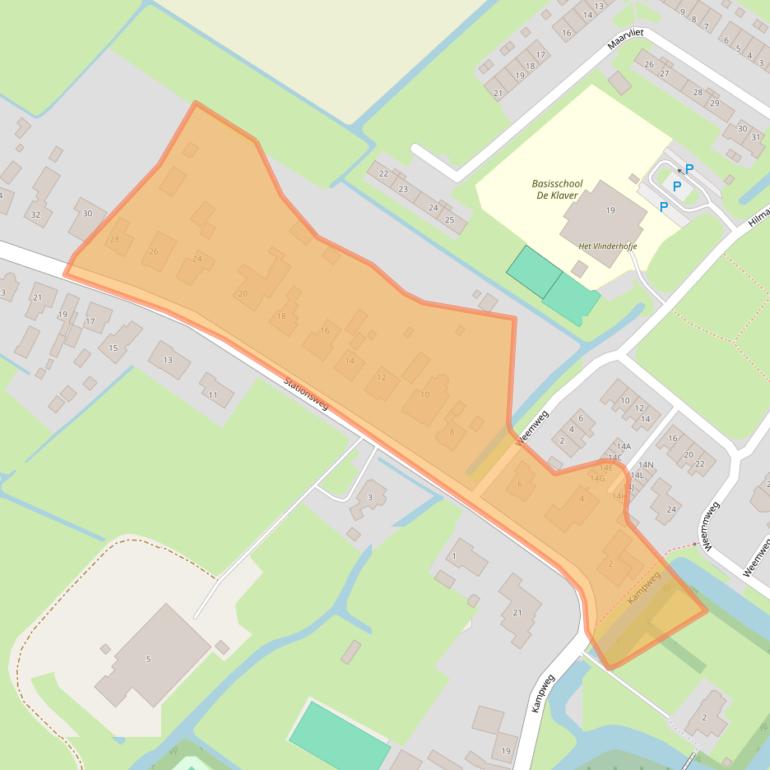 Kaart van postcodegebied 9921PV.